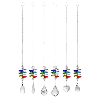 6PCS Creative Crystal Beautiful Delicate Chain Pendants Hanging Decoration Lamp Ornaments for Home Decoration Auto
6PCS Creative Crystal Beautiful Delicate Chain Pendants Hanging Decoration Lamp Ornaments for Home Decoration Auto