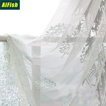 Rural Fortune Tree Blue Embroidered Window Screen Floor-To-Ceiling Windows Balcony Partition Curtains Custom Curtains M243-3
Rural Fortune Tree Blue Embroidered Window Screen Floor-To-Ceiling Windows Balcony Partition Curtains Custom Curtains M243-3