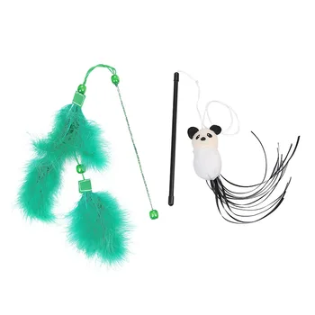 New Style Cat Toys Cat Accessory Plastic Kitten Interactive Stick Funny Cat Fishing Rod Game Wand Feather Stick Toy Pet Supplies 
New Style Cat Toys Cat Accessory Plastic Kitten Interactive Stick Funny Cat Fishing Rod Game Wand Feather Stick Toy Pet Supplies