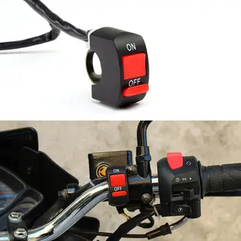 Motorcycle Handlebar Flameout Switch ON OFF Button for Moto Motor ATV Bike DC12V/10A Universal Black 
Motorcycle Handlebar Flameout Switch ON OFF Button for Moto Motor ATV Bike DC12V/10A Universal Black