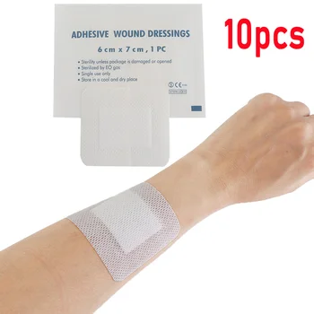 10pcs Adhesive Bandages Non-woven Waterproof Medical Bandage Fixation Tape Wound Dressing Bandage Pad Plasters Health Care 
10pcs Adhesive Bandages Non-woven Waterproof Medical Bandage Fixation Tape Wound Dressing Bandage Pad Plasters Health Care