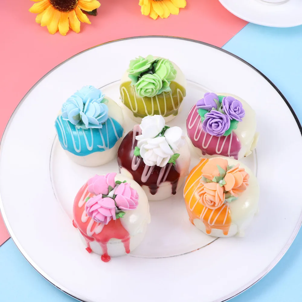 6pcs Simulation Cake Artificial Children Round Mousse Rose Cake Model Set for Display
6pcs Simulation Cake Artificial Children Round Mousse Rose Cake Model Set for Display
