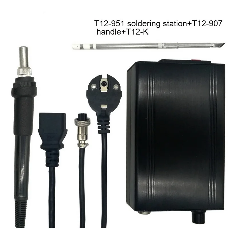 T12 Quick Heating Soldering Iron Soldering Station T12-951/952 LED Digital Soldering Iron Electronic Welding Iron Heating Tools
T12 Quick Heating Soldering Iron Soldering Station T12-951/952 LED Digital Soldering Iron Electronic Welding Iron Heating Tools
