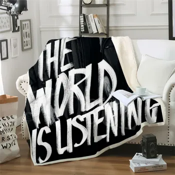 Two-layer Plush Blanket Child Adult 3D Print The World Is Listening Rock Band Linkin Park Fleece Blankets Travel Beds Blanket
Two-layer Plush Blanket Child Adult 3D Print The World Is Listening Rock Band Linkin Park Fleece Blankets Travel Beds Blanket