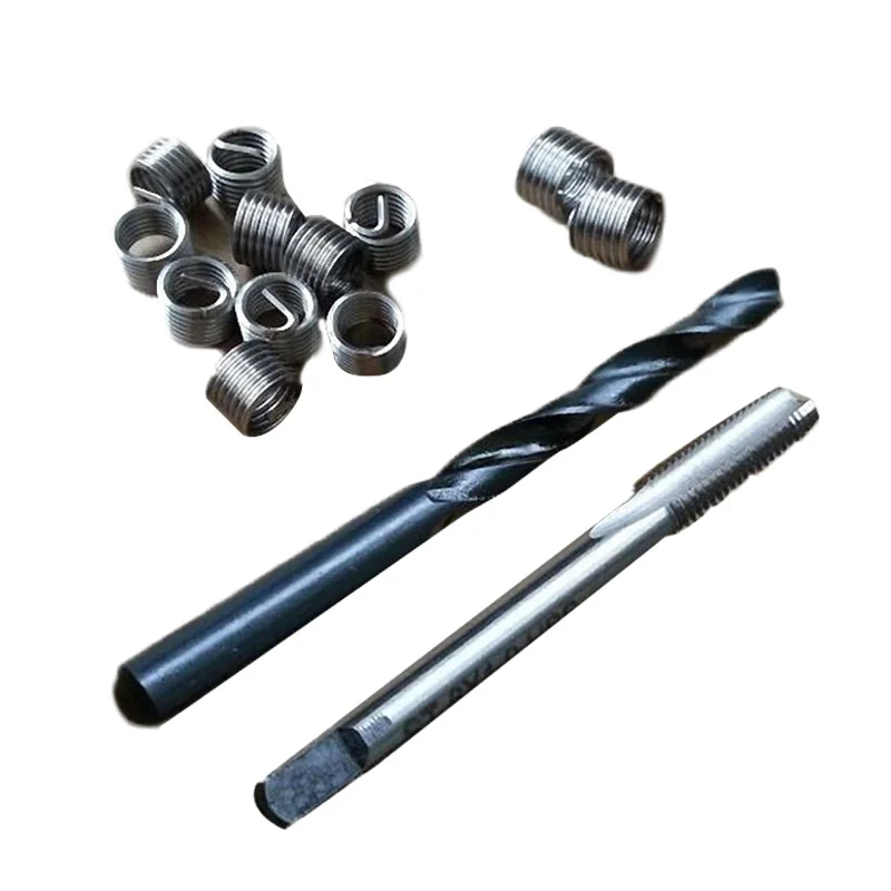 Thread Repair M6 x 1 Drill Bit +Stainless Steel M6 x 1.0 x 1.5D Tool 14pcs/Kit durable and practical to use
Thread Repair M6 x 1 Drill Bit +Stainless Steel M6 x 1.0 x 1.5D Tool 14pcs/Kit durable and practical to use
