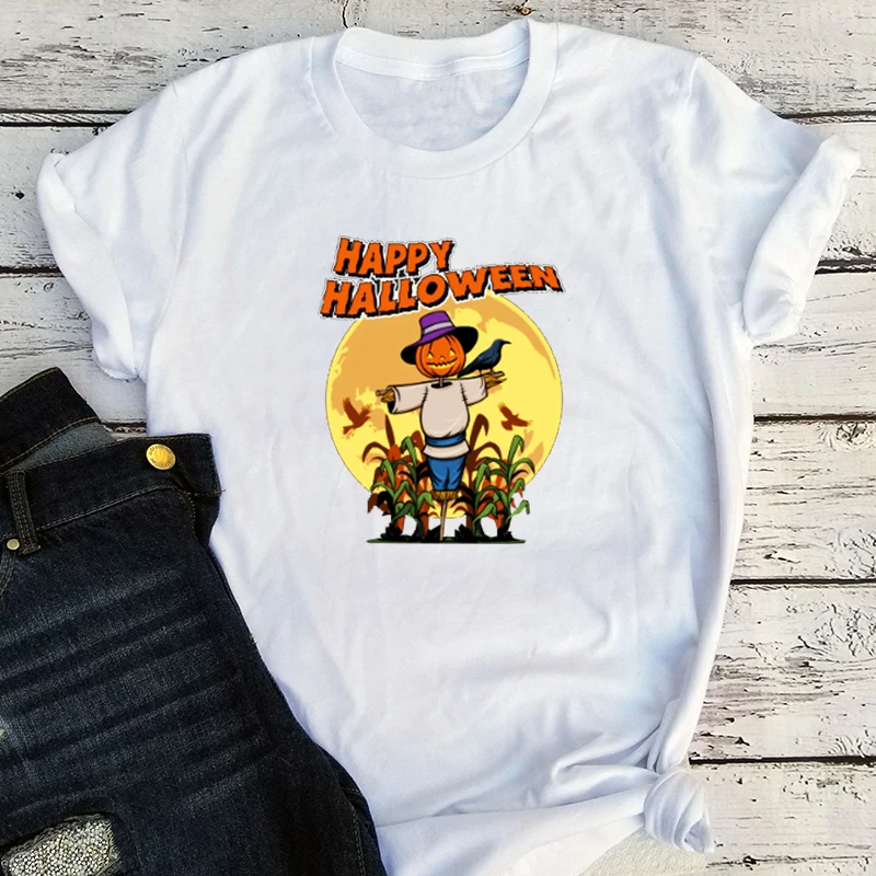 Happy Halloween Shirts Plus Size Print Tee Kawaii Tee Women 2020 Scarecrow Pumpkin Graphic T Shirts Streetwear Girls
Happy Halloween Shirts Plus Size Print Tee Kawaii Tee Women 2020 Scarecrow Pumpkin Graphic T Shirts Streetwear Girls