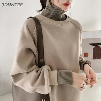 Hoodies Women Turtleneck Thicker Plus Size Winter Warm Loose Students Leisure Womens High Quality Girls Hoodie Korean Style Chic
Hoodies Women Turtleneck Thicker Plus Size Winter Warm Loose Students Leisure Womens High Quality Girls Hoodie Korean Style Chic