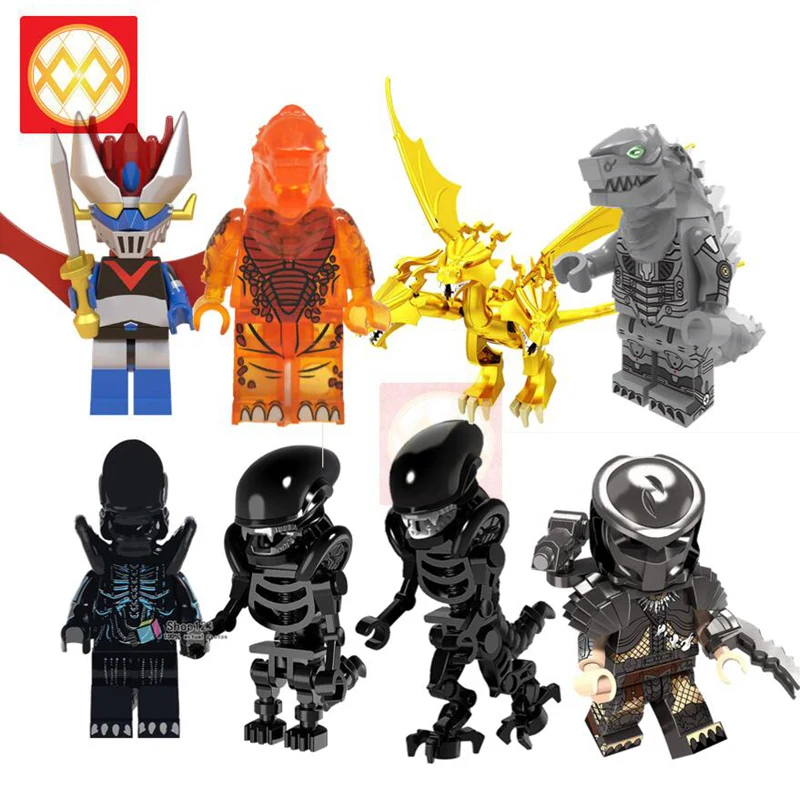 Alien vs Predator Egg Movie Building blocks Skeleton Skull Mazinger Z Friends Bricks the Walking Dead Children Toys Juguetes
Alien vs Predator Egg Movie Building blocks Skeleton Skull Mazinger Z Friends Bricks the Walking Dead Children Toys Juguetes