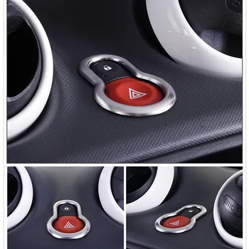 For Smart Fortwo Car Decoration Instrument Panel Warning Light Button Decorative Frame Stainless Steel Car Styling Accessories
For Smart Fortwo Car Decoration Instrument Panel Warning Light Button Decorative Frame Stainless Steel Car Styling Accessories