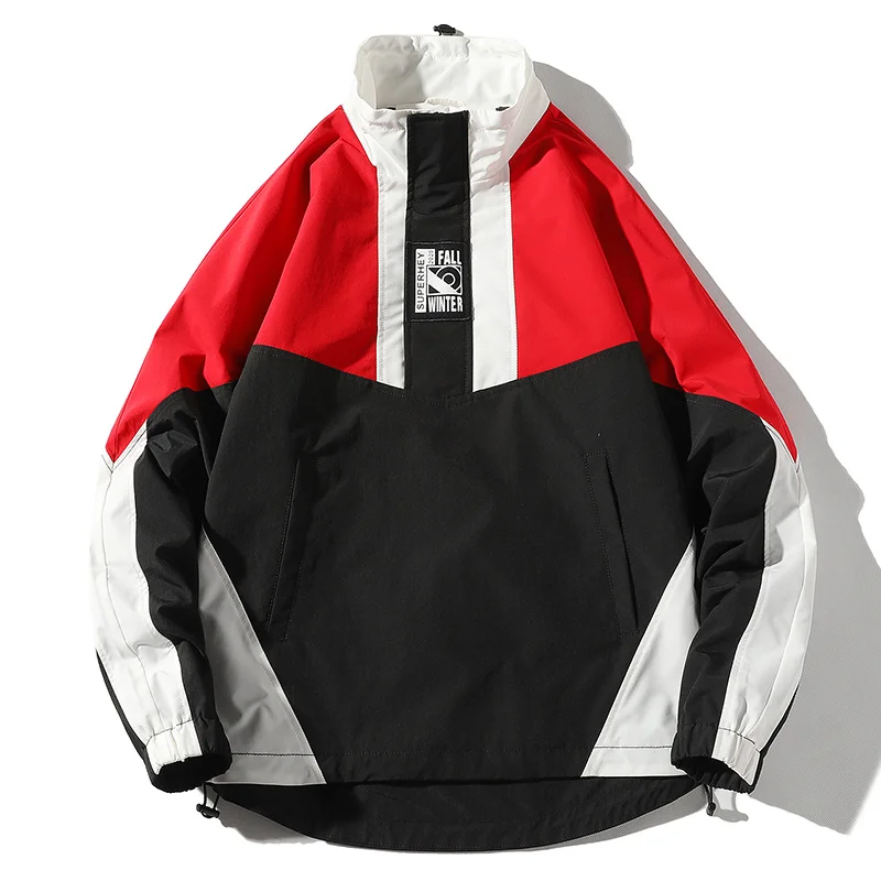 Men Hip Hop Streetwear Jacket Coat Retro Color Block Patchwork Harajuku Jacket Windbreaker Oversized Track Jacket Pocket Autumn
Men Hip Hop Streetwear Jacket Coat Retro Color Block Patchwork Harajuku Jacket Windbreaker Oversized Track Jacket Pocket Autumn