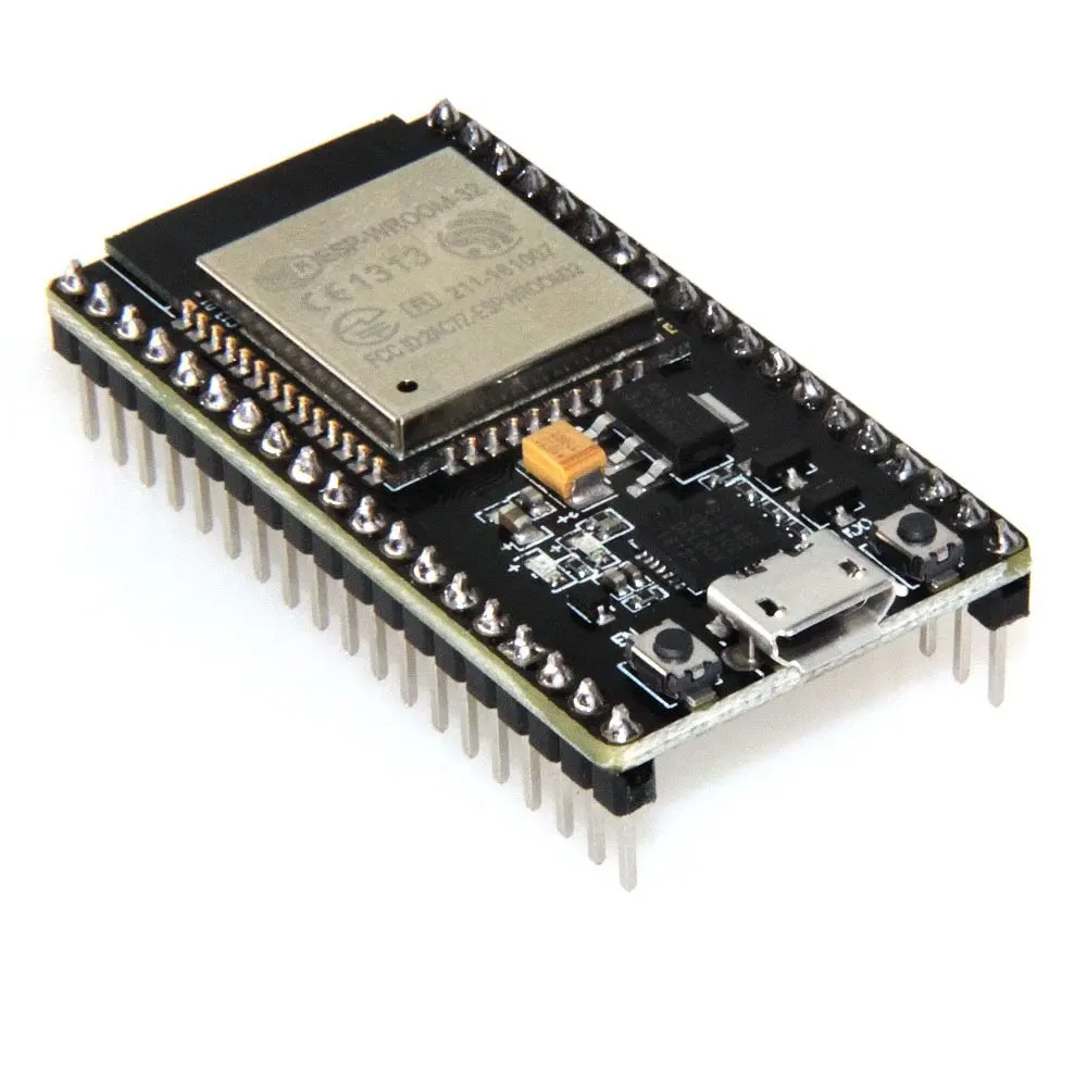 ESP-WROOM-32 ESP32 ESP-32S Development Board 2.4GHz Dual-Mode WiFi + Bluetooth Dual Cores Microcontroller Processor Integrated
ESP-WROOM-32 ESP32 ESP-32S Development Board 2.4GHz Dual-Mode WiFi + Bluetooth Dual Cores Microcontroller Processor Integrated