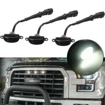 3*Smoke Front Grille LED Strobe Light Signal light Emergency Warning Flashing Raptor Style Grill Fit for Ford F-150 F150 2010-18
3*Smoke Front Grille LED Strobe Light Signal light Emergency Warning Flashing Raptor Style Grill Fit for Ford F-150 F150 2010-18
