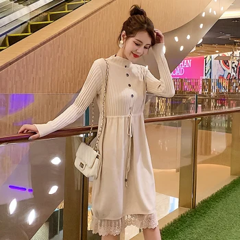 Spring Autumn Fashion Maternity Nursing Dress Patchwork Breastfeeding Clothes Soft Knitted Maternity Clothing For Pregnant Women
Spring Autumn Fashion Maternity Nursing Dress Patchwork Breastfeeding Clothes Soft Knitted Maternity Clothing For Pregnant Women