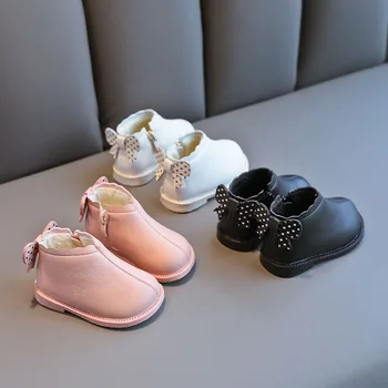 2020 Winter Baby Girls Snow Boots Infant Toddler Shoes Soft bottom Non-slip Warm Plush Children Kids Bow-knot Princess Shoes
2020 Winter Baby Girls Snow Boots Infant Toddler Shoes Soft bottom Non-slip Warm Plush Children Kids Bow-knot Princess Shoes