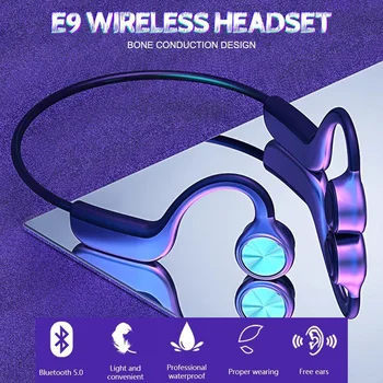 E9 Bone Conduction Headset Wireless Headphones Bluetooth Earphone Outdoor Sports Headphone Hands-free With Mic
E9 Bone Conduction Headset Wireless Headphones Bluetooth Earphone Outdoor Sports Headphone Hands-free With Mic