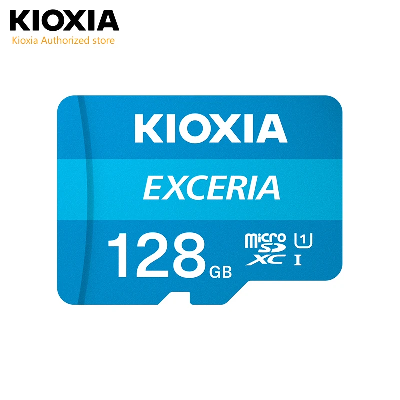 

kioxia 256gb/128g/64g microsd exceria cartão de memória flash u1 r100 c10 hd alta velocidade de leitura 100 mb/s cartão tf