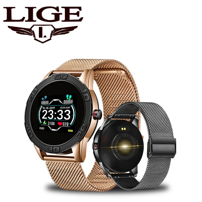 LIGE Smart Watch Men IP67 Waterproof Health Smart Watch Heart Rate Blood Pressure Monitor Pedometer for Android ios Sports Watch
LIGE Smart Watch Men IP67 Waterproof Health Smart Watch Heart Rate Blood Pressure Monitor Pedometer for Android ios Sports Watch