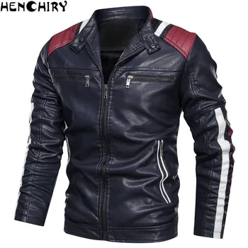 HENCHIRY New Men's PU Jacket Leather Coat Autumn winter Slim Fit Faux Leather Motorcycle Jackets oversized Men's leather jackets
HENCHIRY New Men's PU Jacket Leather Coat Autumn winter Slim Fit Faux Leather Motorcycle Jackets oversized Men's leather jackets