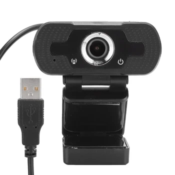 1080P USB Webcam Computer Camera with Microphone for Conference Video Calling Live Streaming
1080P USB Webcam Computer Camera with Microphone for Conference Video Calling Live Streaming