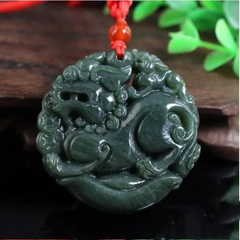 Jade Pendant Natural Hetian Jade Qing Jade Mink Pendant Jewelry Fine Jewelry Mink brand double-sided carved Pendant Necklace
Jade Pendant Natural Hetian Jade Qing Jade Mink Pendant Jewelry Fine Jewelry Mink brand double-sided carved Pendant Necklace