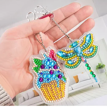 Different Design Diy Diamond Keychain Best Birthday Gift Diy Special Shape Full Drill Bag Accessories Women Girl Jewelry Keyring
Different Design Diy Diamond Keychain Best Birthday Gift Diy Special Shape Full Drill Bag Accessories Women Girl Jewelry Keyring