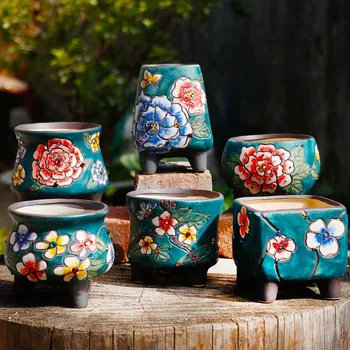 VASE Succulent Potted Plant Flower Ceramic Flower Pot For Juicy Plants Growing Small Bonsai Pots Home and Garden Decor
VASE Succulent Potted Plant Flower Ceramic Flower Pot For Juicy Plants Growing Small Bonsai Pots Home and Garden Decor