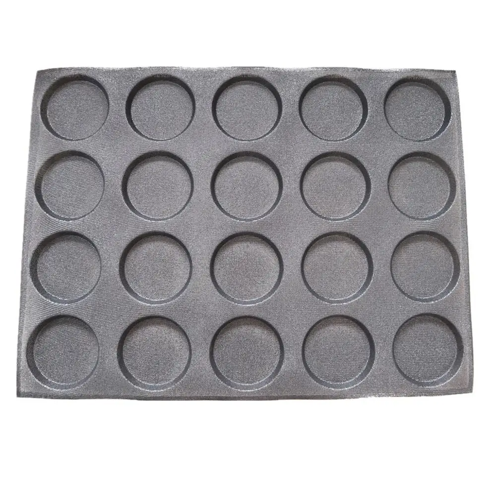 Bluedrop Non stick perforated silicone bread baking form large hamburger baking sheet Tartlets baking liners 20 cavities 60X80CM
Bluedrop Non stick perforated silicone bread baking form large hamburger baking sheet Tartlets baking liners 20 cavities 60X80CM