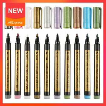 12pcs/1set Metal Marker Pen Tire Color Smooth Paint Highlighters Pigment Office Kawaii Color Pen Marker School Supplies E8J1
12pcs/1set Metal Marker Pen Tire Color Smooth Paint Highlighters Pigment Office Kawaii Color Pen Marker School Supplies E8J1