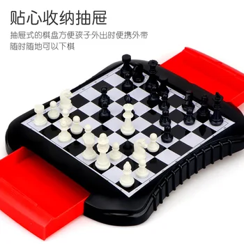 Magnetic Drawer Chess Portable Chess Large Puzzle Parent-child Toys Board Games Juegos De Mesa Para Familia
Magnetic Drawer Chess Portable Chess Large Puzzle Parent-child Toys Board Games Juegos De Mesa Para Familia