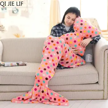 Brand 2sizes mermaid tail blanket for kids home decor pink sleeping blanket throw bed Wrap super soft sleeping bag
Brand 2sizes mermaid tail blanket for kids home decor pink sleeping blanket throw bed Wrap super soft sleeping bag