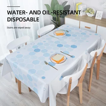 PVC Table Cloth Honeycomb Modern Geometric Design Royal Blue Decoration Table Cover Rectangular Oilproof Easy Clean
PVC Table Cloth Honeycomb Modern Geometric Design Royal Blue Decoration Table Cover Rectangular Oilproof Easy Clean