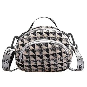 Fashion Women’s Simple Style Solid Color Canvas Shoulder Bag Messenger Bag Canvas Plaid Shell Bags Autumn Winter Shoulder Bags
Fashion Women’s Simple Style Solid Color Canvas Shoulder Bag Messenger Bag Canvas Plaid Shell Bags Autumn Winter Shoulder Bags