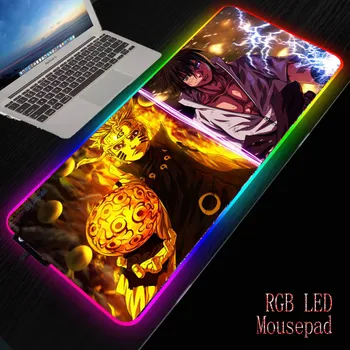 Naruto Anime Gaming RGB Large Gamer Mousepad USB LED Lighting Backlit Computer Mat Rubber Keyboard Desk Pad DIY
Naruto Anime Gaming RGB Large Gamer Mousepad USB LED Lighting Backlit Computer Mat Rubber Keyboard Desk Pad DIY