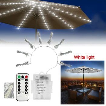 8 Modes 104 Battery with Remove Control LED Parasol Waterproof String Light Garden Patio Table Umbrella Fairy Lights
8 Modes 104 Battery with Remove Control LED Parasol Waterproof String Light Garden Patio Table Umbrella Fairy Lights