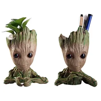 Vinyl Baby Groot Flowerpot Pen Pot Holder Plants Flower Pot Cute Action Figures Toys for Kids Gift Desktop Decoration
Vinyl Baby Groot Flowerpot Pen Pot Holder Plants Flower Pot Cute Action Figures Toys for Kids Gift Desktop Decoration