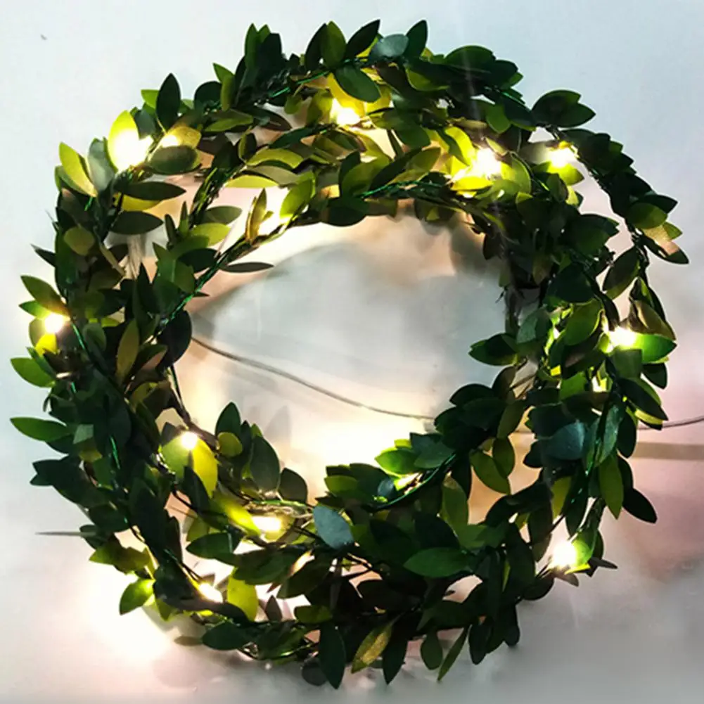2 Meters 20 Lights LED Copper Wire Around Waterproof Leaf String Light Button Battery Box Christmas Wedding Decoration Lights
2 Meters 20 Lights LED Copper Wire Around Waterproof Leaf String Light Button Battery Box Christmas Wedding Decoration Lights