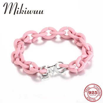 Women's Pink Bracelets Silver Letter beads Hard Rubber X Bracelets X style Charm Bracelets Jewellery Girlfriend birthday gift 
Women's Pink Bracelets Silver Letter beads Hard Rubber X Bracelets X style Charm Bracelets Jewellery Girlfriend birthday gift