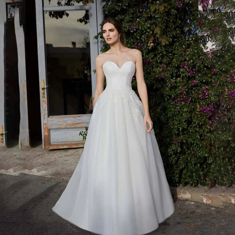 Elegant Sweetheart Lace A Line Wedding Dresses Simple Summer Beach Outdoor Boho A Line Elegant Bridal Gowns 2021
Elegant Sweetheart Lace A Line Wedding Dresses Simple Summer Beach Outdoor Boho A Line Elegant Bridal Gowns 2021