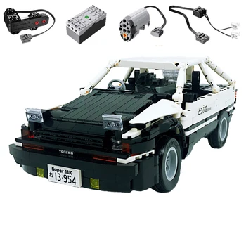 Technic Creator MOC RC Car Initial D Toyota AE86 Cartoon Motor Power Function Building Blocks Bricks DIY Kits Toys For Children
Technic Creator MOC RC Car Initial D Toyota AE86 Cartoon Motor Power Function Building Blocks Bricks DIY Kits Toys For Children