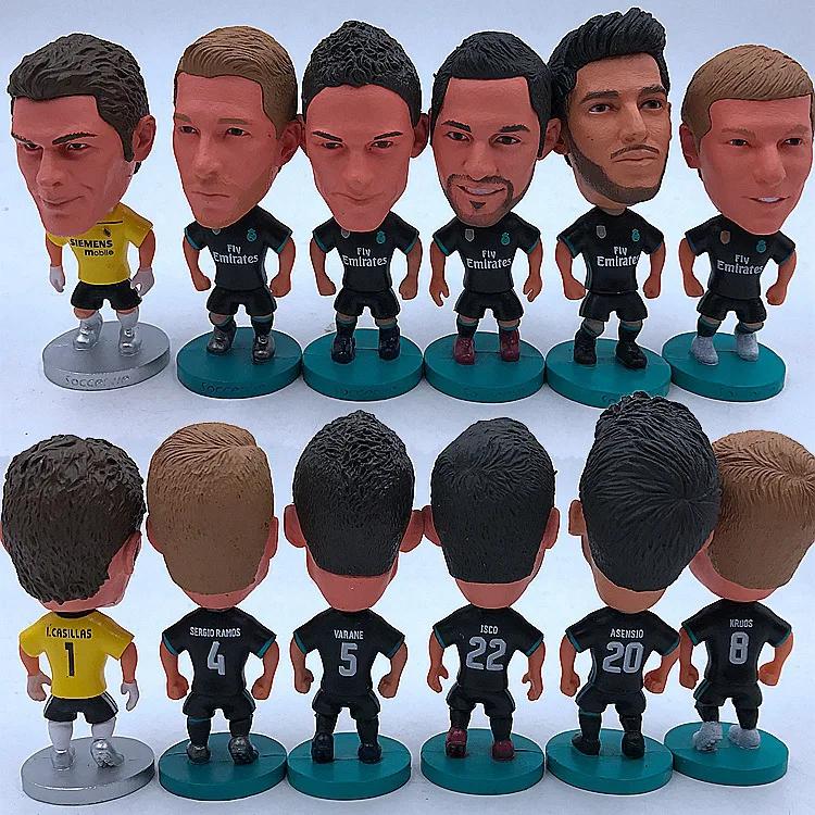 17-18 Season Real Madrid C Robben Benzema Bell Isco Figurine Decoration Away Doll Ball Uniform
17-18 Season Real Madrid C Robben Benzema Bell Isco Figurine Decoration Away Doll Ball Uniform