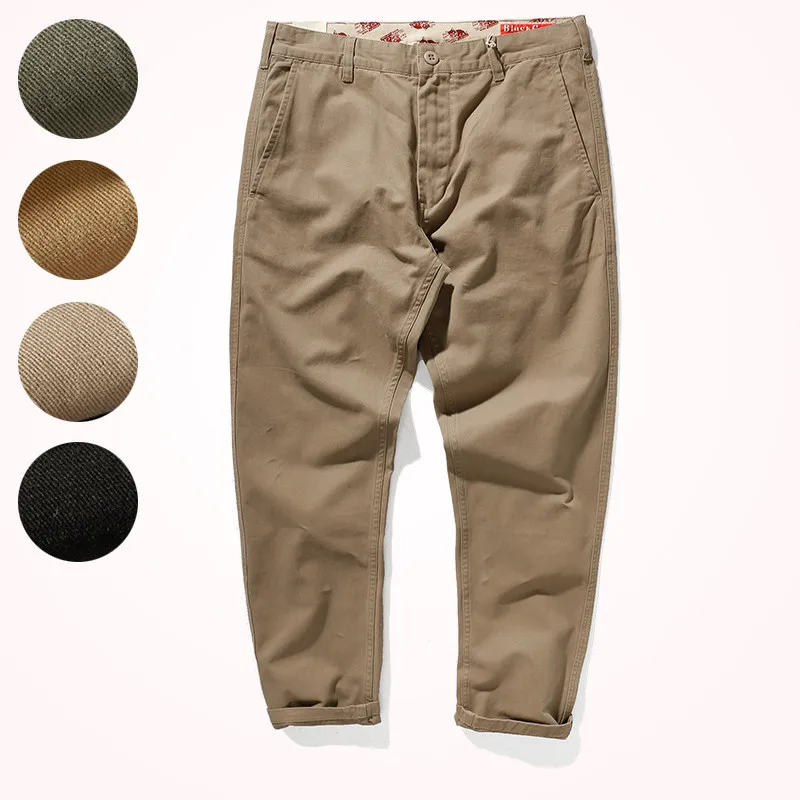 2020 Autumn Winter New Casual Pants Men's Fashion Slim Straight Pencil Pants 100% Cotton Washed Business Casual Long Pants
2020 Autumn Winter New Casual Pants Men's Fashion Slim Straight Pencil Pants 100% Cotton Washed Business Casual Long Pants