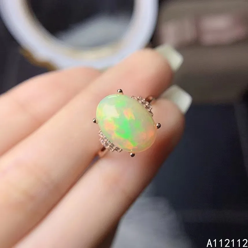 Fine Jewelry 925 Sterling Silver Inlaid With Natural Large Gemstone Women's Classic Lovely Simple Opal Adjustable Ring Support D
Fine Jewelry 925 Sterling Silver Inlaid With Natural Large Gemstone Women's Classic Lovely Simple Opal Adjustable Ring Support D