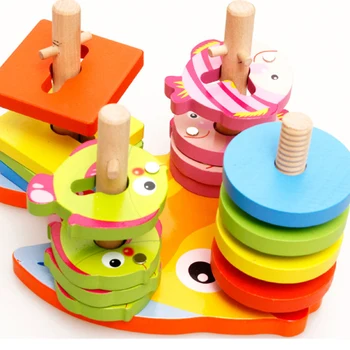 Children Wooden Geometric Puzzle Board Magnetic Fishing Board Kids Early Educational Toy
Children Wooden Geometric Puzzle Board Magnetic Fishing Board Kids Early Educational Toy