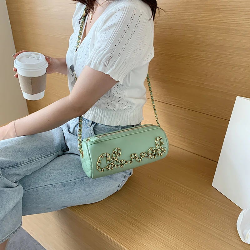 Luxury Women's Handbags Soft Shoulder Strap Leather Shoulder Bag Pillow Shape Mobile Phone Bags Cylindrical Women Crossbody Bags Luxury Women's Handbags Soft Shoulder Strap Leather Shoulder Bag Pillow Shape Mobile Phone Bags Cylindrical Women Crossbody Bags
