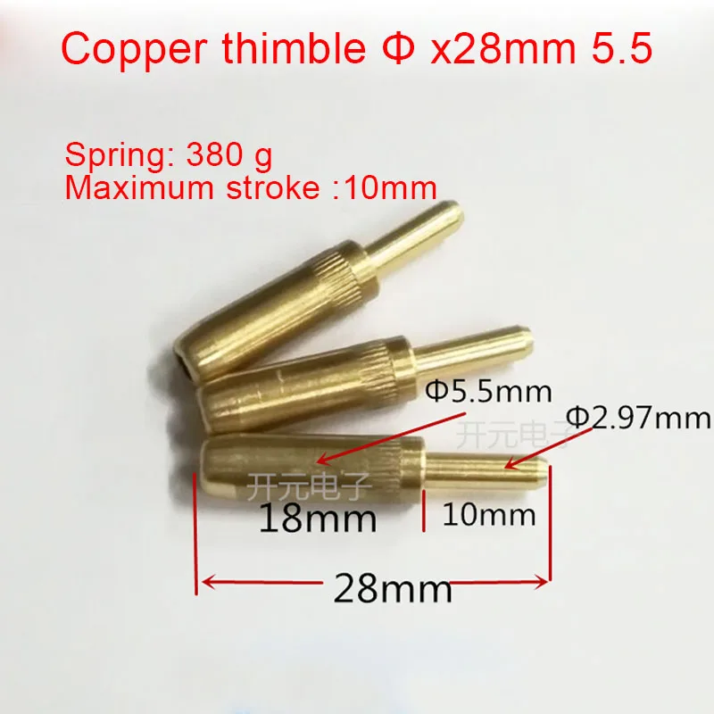 Test Needle Stylus 5.5mm Spring Needle Battery Needle Probe Energized Conductive Needle Total Length 28mm 
Test Needle Stylus 5.5mm Spring Needle Battery Needle Probe Energized Conductive Needle Total Length 28mm
