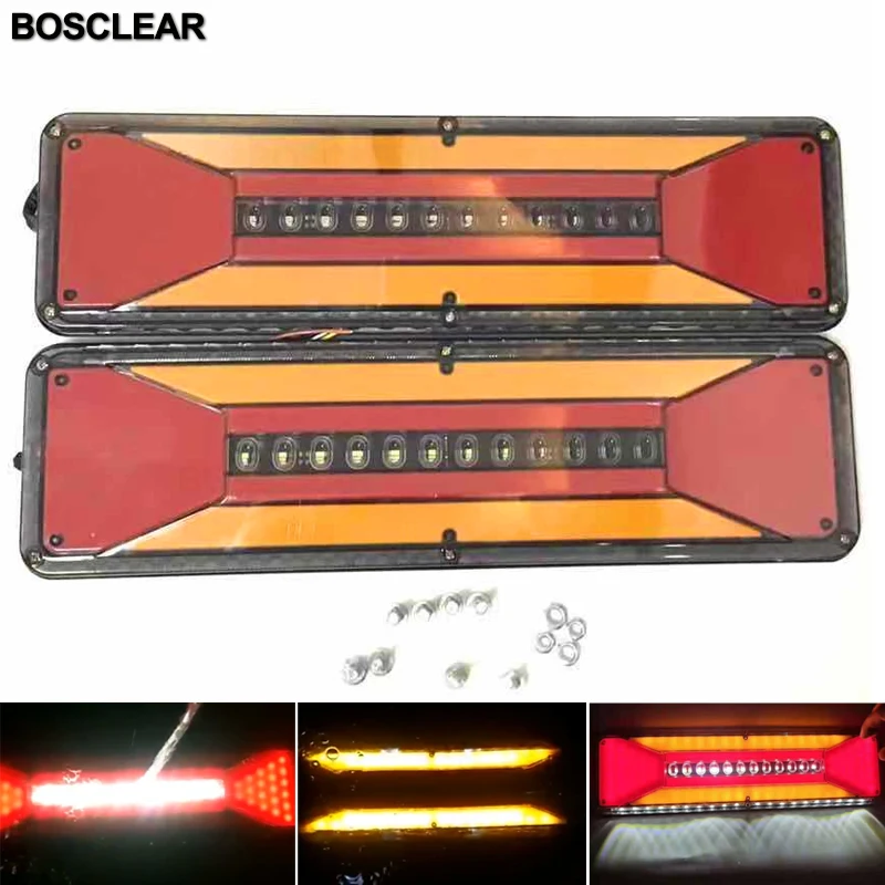 2pc LED Trailer Truck Brake Light Neon Halo Ring Tail Brake Stop Turn Light Sequential Flowing Signal Light Lamp Waterproof IP68 
2pc LED Trailer Truck Brake Light Neon Halo Ring Tail Brake Stop Turn Light Sequential Flowing Signal Light Lamp Waterproof IP68