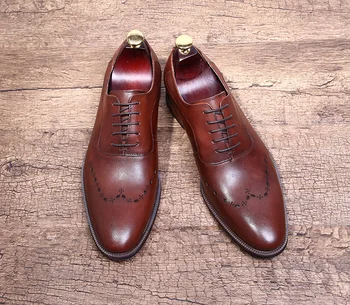 Oxfords Carved Mens Dress Shoes Lace Up Handmade Oxfords Shoes Wedding Tuxedo Borgues Oxfords Shoes Fashion Office Shoes
Oxfords Carved Mens Dress Shoes Lace Up Handmade Oxfords Shoes Wedding Tuxedo Borgues Oxfords Shoes Fashion Office Shoes