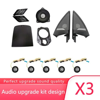 For BMW g01 X3 series front and rear tweeter and covers car door midrange speaker subwoofer amplifier Audio upgrade kit design
For BMW g01 X3 series front and rear tweeter and covers car door midrange speaker subwoofer amplifier Audio upgrade kit design
