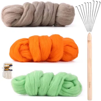 LMDZ Needle Felting Kit, Wool Felting Kit, 3 Colors Wool Roving for Needle Felting(50g/Color), Felting Kit, Needle Felting
LMDZ Needle Felting Kit, Wool Felting Kit, 3 Colors Wool Roving for Needle Felting(50g/Color), Felting Kit, Needle Felting