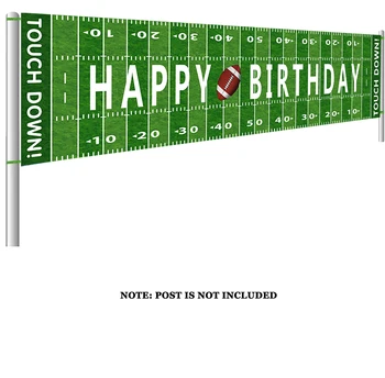 Large Football Birthday Party Banner, Football Theme Happy Bday Bunting Sign,Football Photo Backdrop Hanging Decorations BN-1007
Large Football Birthday Party Banner, Football Theme Happy Bday Bunting Sign,Football Photo Backdrop Hanging Decorations BN-1007